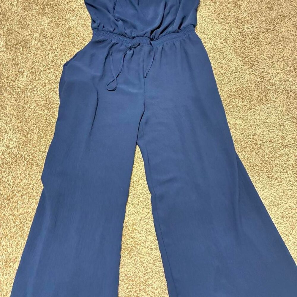 Dokotoo Women's Navy and Blue Jumpsuit